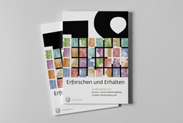 Stapel zweier Jahresberichte Erforschen und Erhalten des LfD Baden-Württemberg