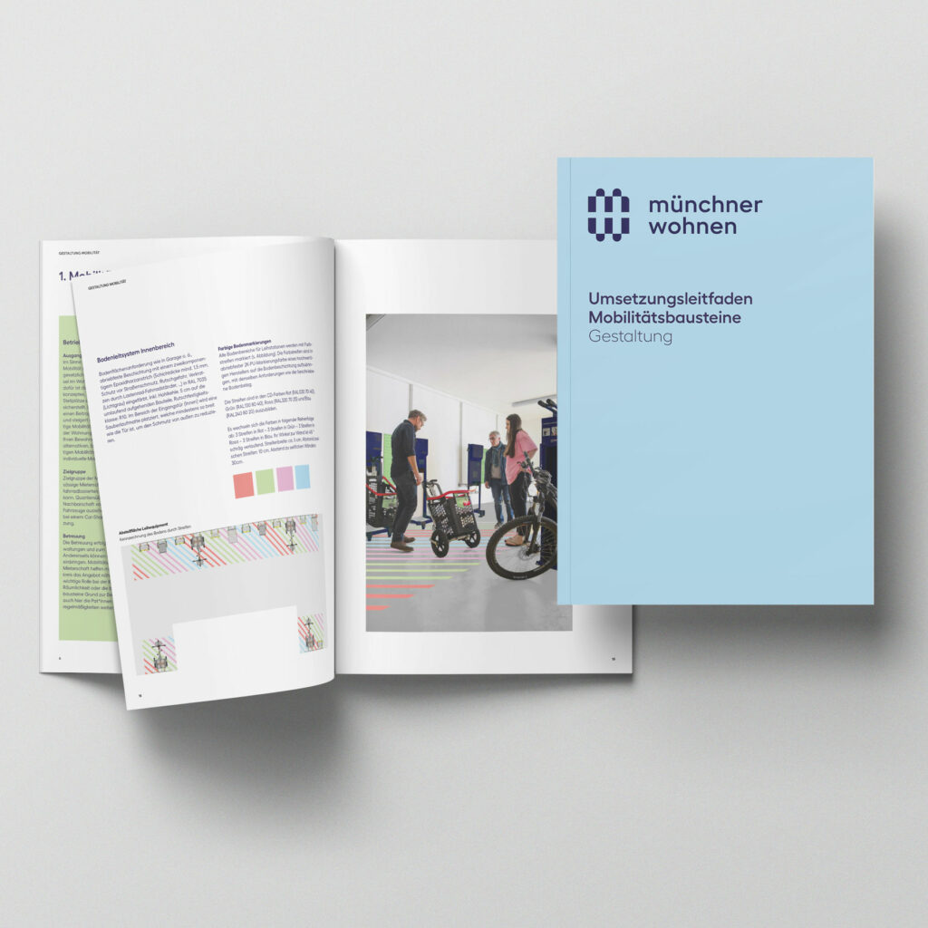 Styleguide für die Mobilitätsstationen der Münchner Wohnen