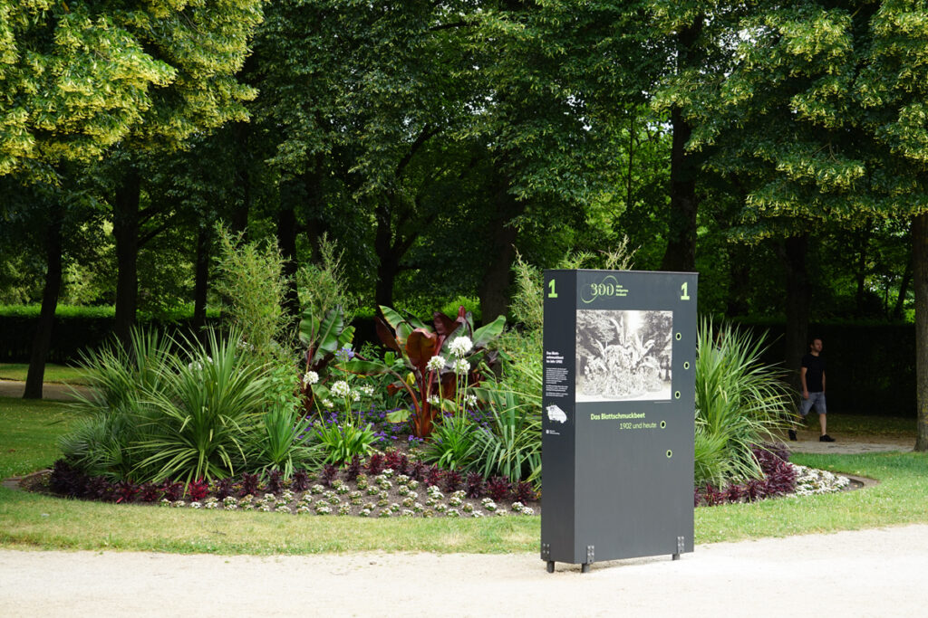 300 Jahre Hofgarten Ansbach Ausstellungstafel 1