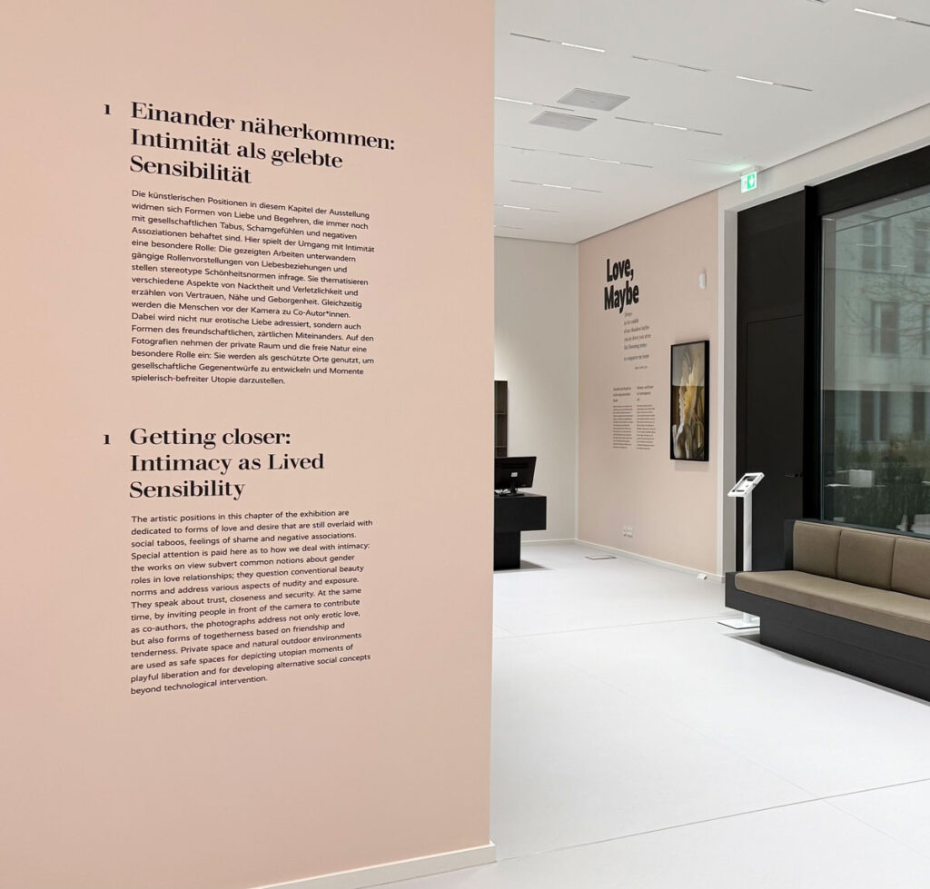 Ausstellungsansicht Love, Maybe