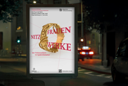 Plakat für Sonderausstellung Wirksam – Frauennetzwerke der Hohenzollern